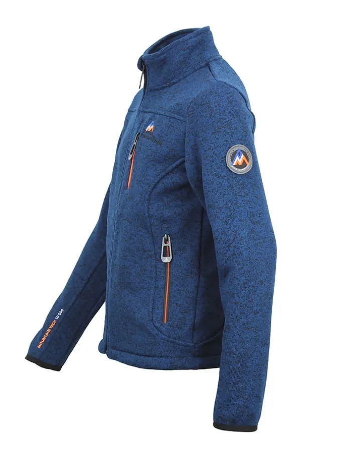Fleecejacke in Blau
