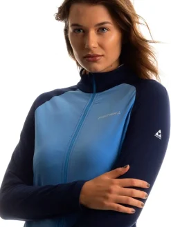 Fleecejacke in Blau/ Dunkelblau