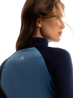 Fleecejacke in Blau/ Dunkelblau