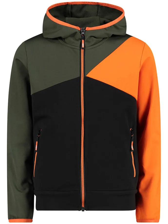 Fleecejacke in Bunt
