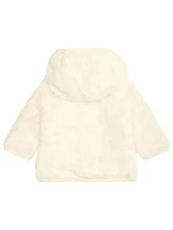 Fleecejacke in Creme