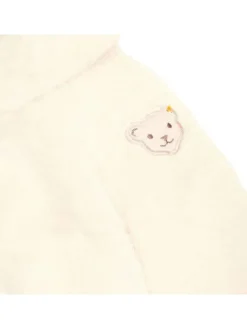 Fleecejacke in Creme