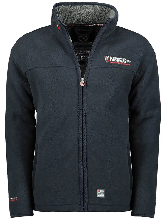 Fleecejacke in Dunkelblau