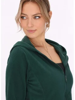 Fleecejacke in Dunkelgrün