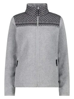 Fleecejacke in Grau