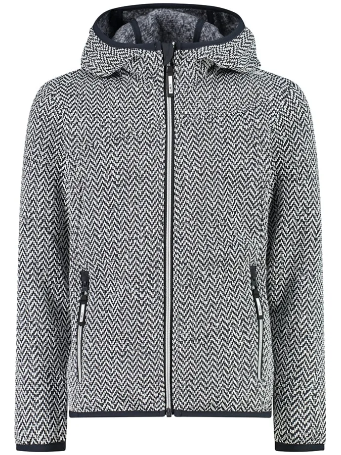 Fleecejacke in Grau