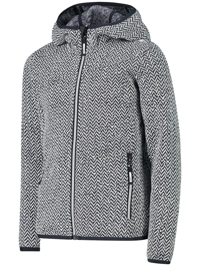 Fleecejacke in Grau