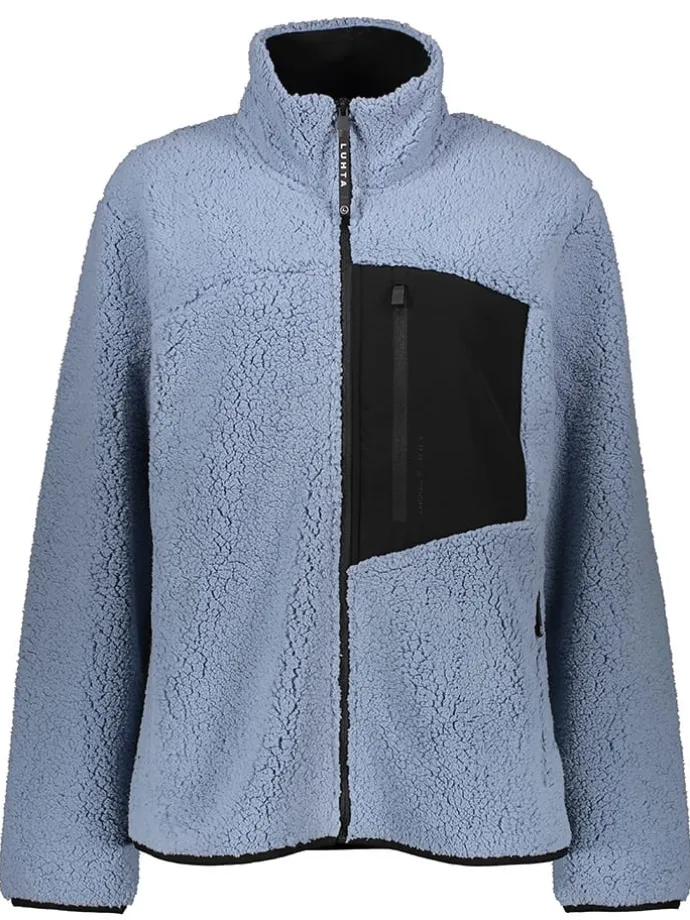 Fleecejacke in Hellblau