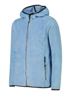 Fleecejacke in Hellblau