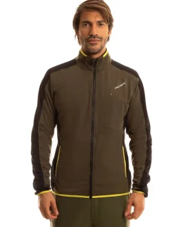 Fleecejacke in Khaki
