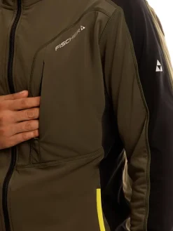 Fleecejacke in Khaki