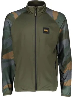 Fleecejacke in Khaki