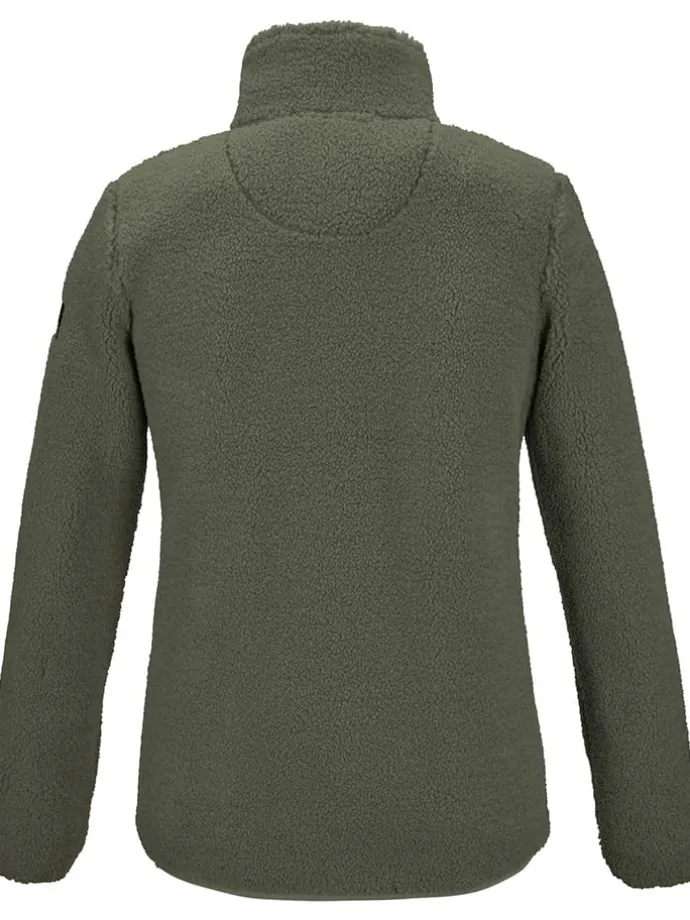Fleecejacke in Khaki
