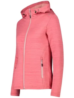Fleecejacke in Lachs