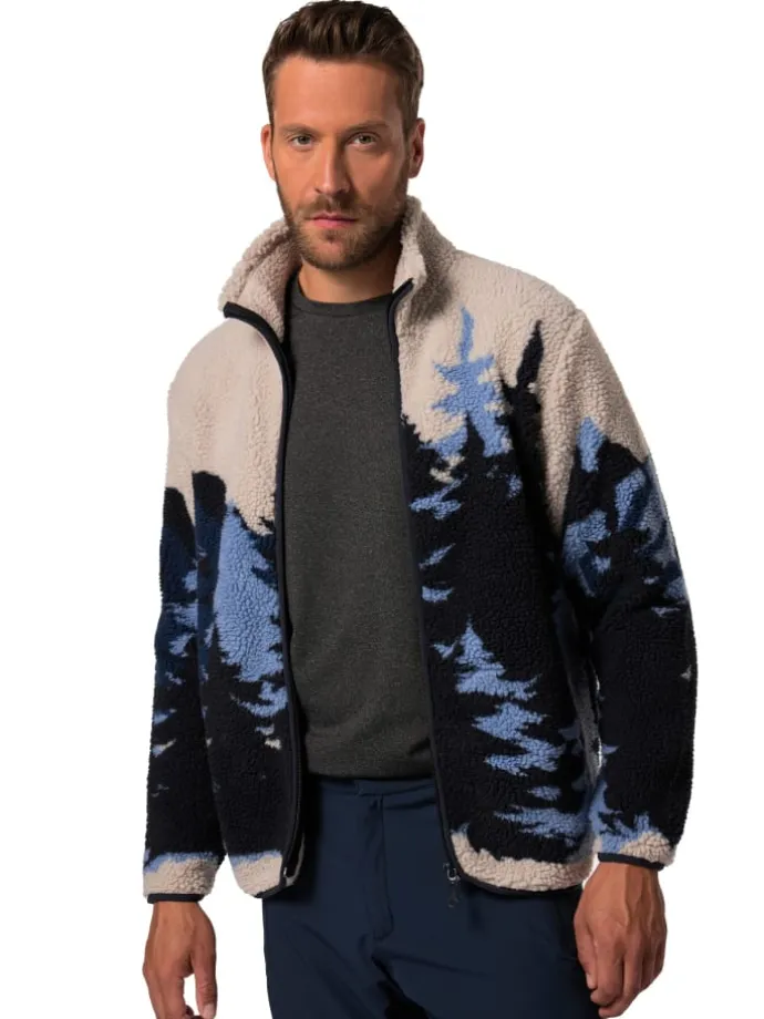 Fleecejacke in navy blau