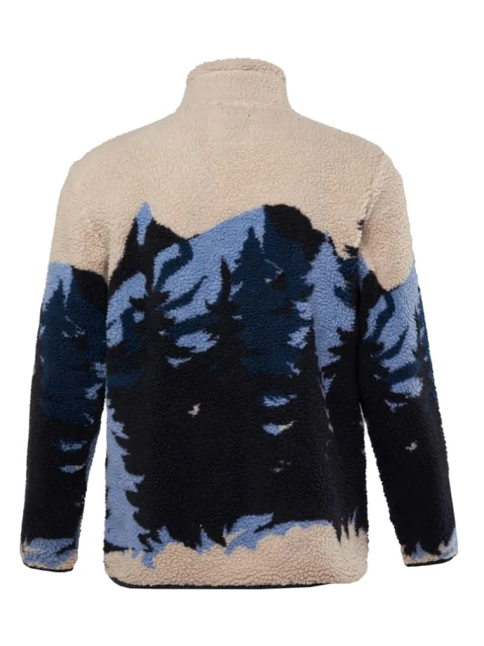 Fleecejacke in navy blau