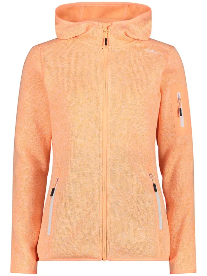 Fleecejacke in Orange