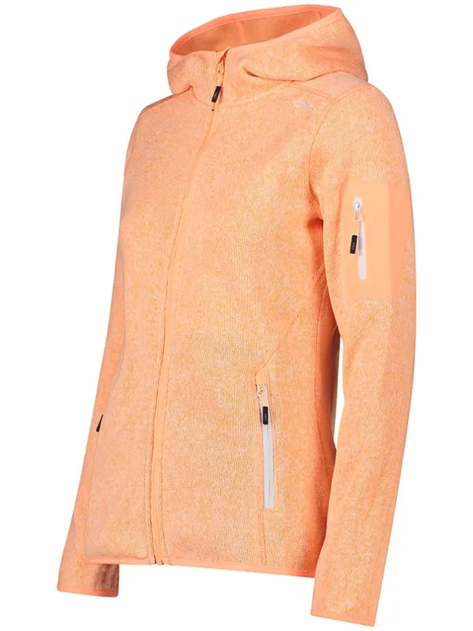 Fleecejacke in Orange