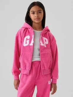 Fleecejacke in Pink