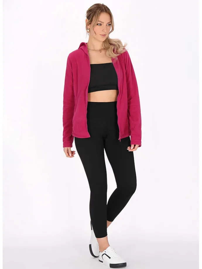 Fleecejacke in Pink