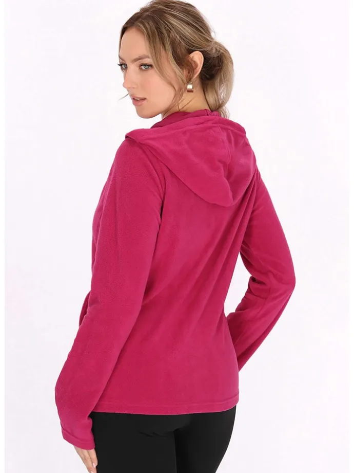 Fleecejacke in Pink