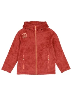 Fleecejacke in Rostrot