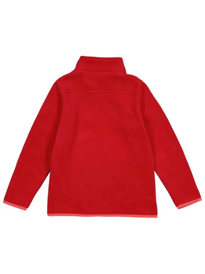 Fleecejacke in Rot