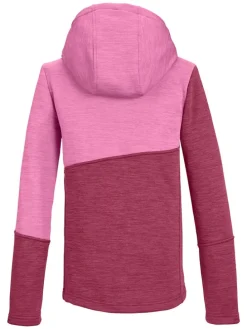 Fleecejacke  in Rot/ Rosa