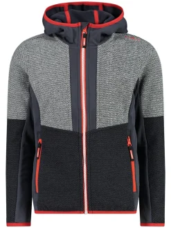 Fleecejacke in Schwarz