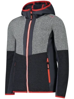 Fleecejacke in Schwarz