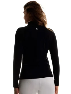 Fleecejacke in Schwarz
