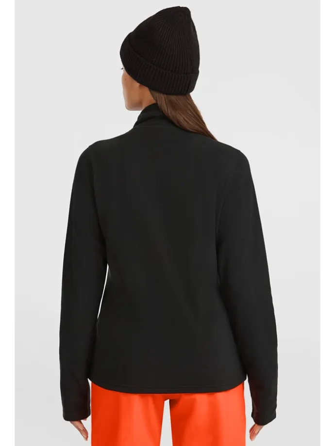 Fleecejacke in Schwarz
