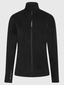 Fleecejacke in Schwarz