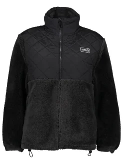 Fleecejacke in Schwarz