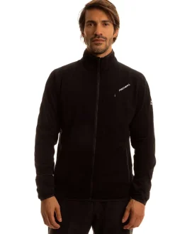 Fleecejacke in Schwarz
