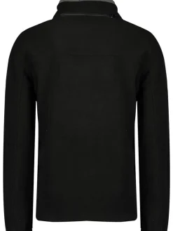 Fleecejacke in Schwarz