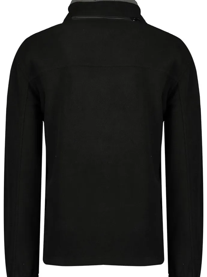 Fleecejacke in Schwarz