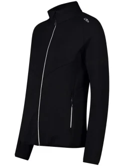 Fleecejacke in Schwarz
