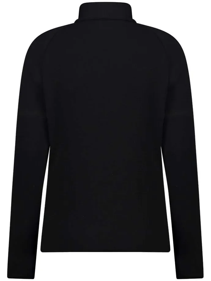Fleecejacke in Schwarz