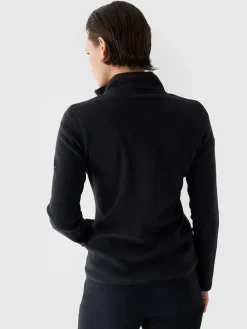Fleecejacke in Schwarz