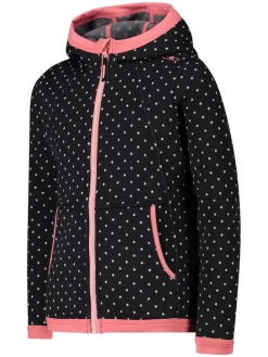 Fleecejacke in Schwarz