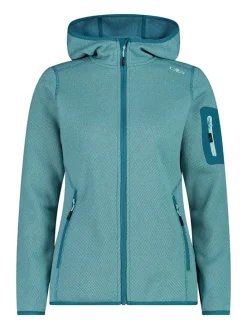 Fleecejacke in Türkis