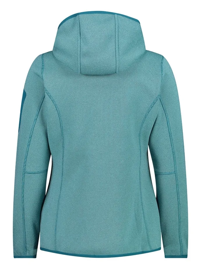 Fleecejacke in Türkis