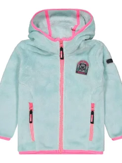 Fleecejacke in Türkis