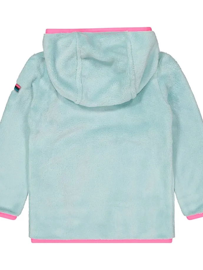 Fleecejacke in Türkis