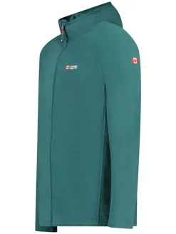 Fleecejacke in Türkis