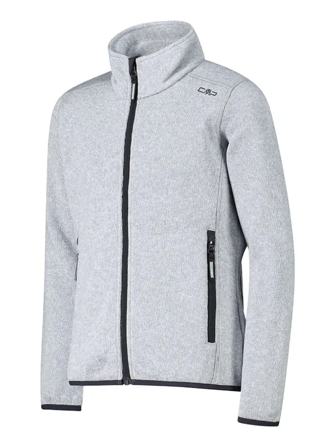 Fleecejacke in Weiß