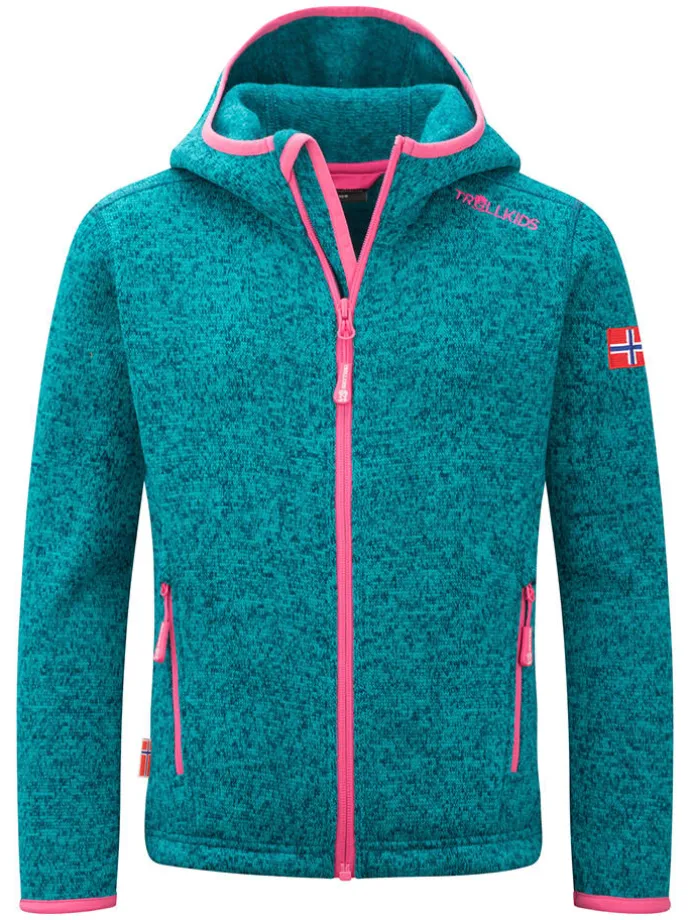 Fleecejacke "Jondalen" in Türkis