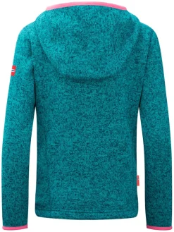 Fleecejacke "Jondalen" in Türkis