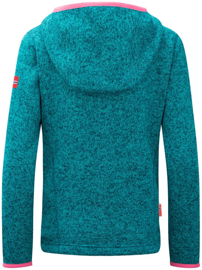 Fleecejacke "Jondalen" in Türkis